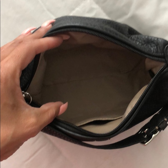 Small Black Leather Coach Purse - Picture 2 of 3